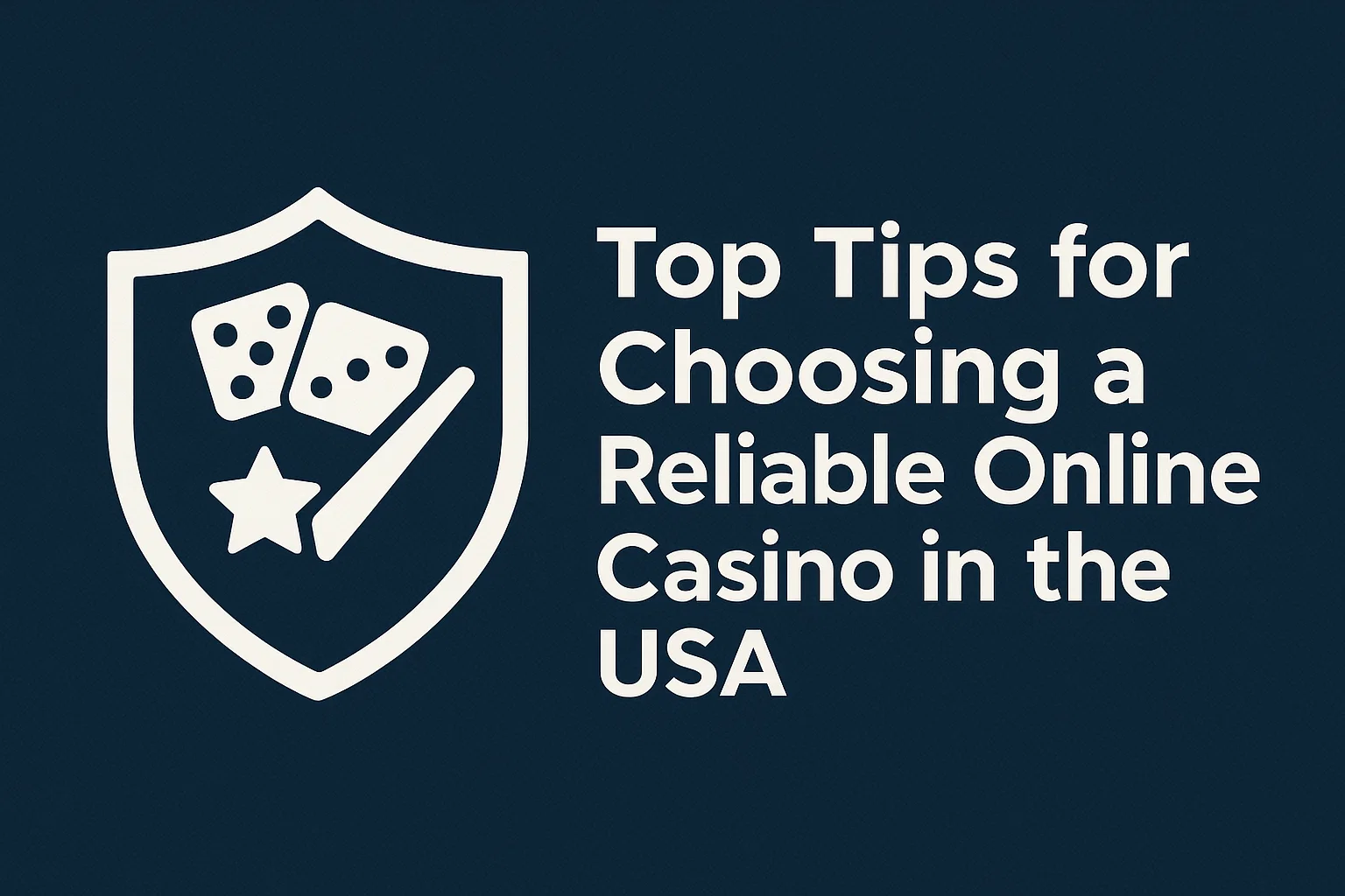 Top Tips for Choosing a Reliable Online Casino in the USA